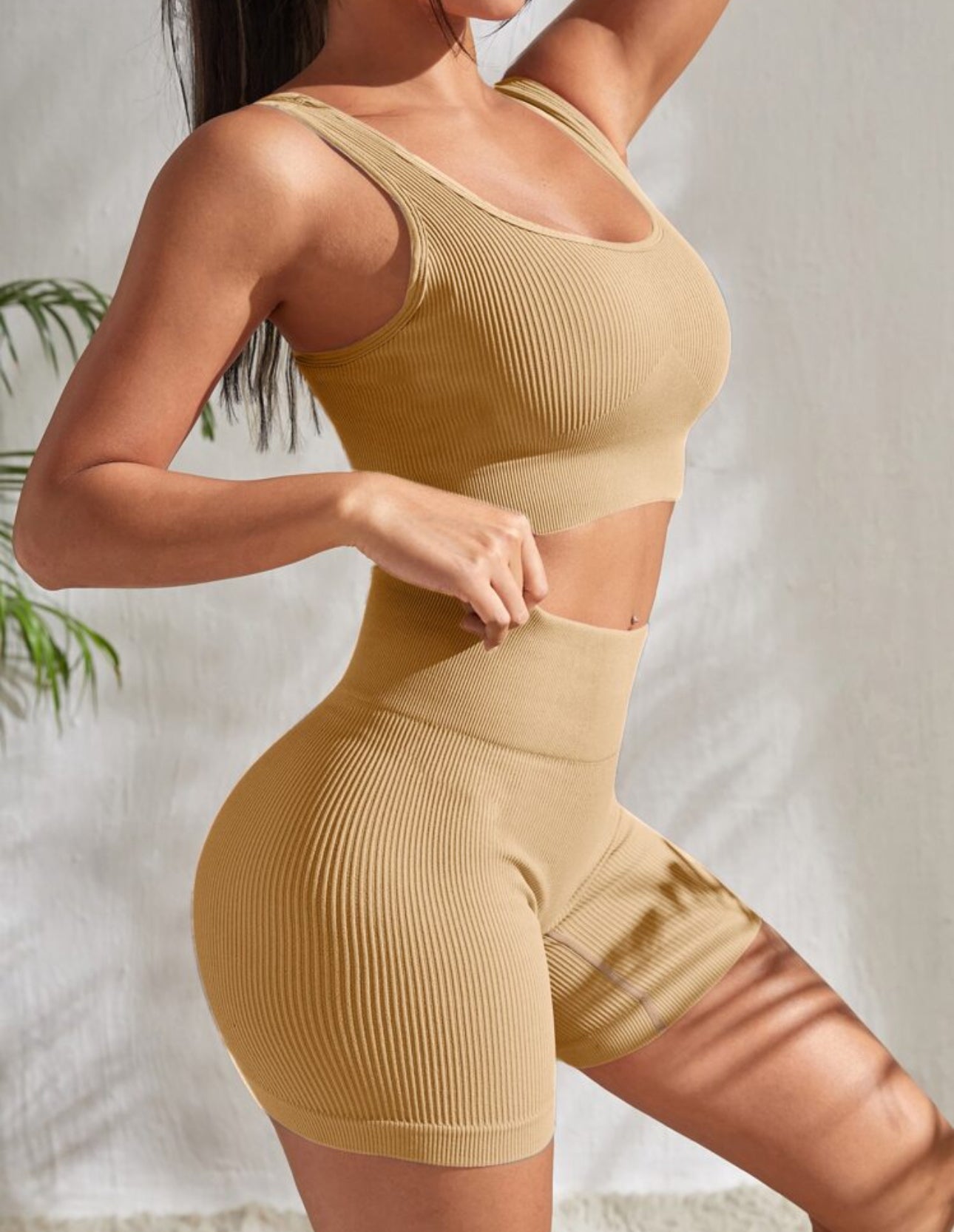 Conjunto Deportivo flex BEIGE